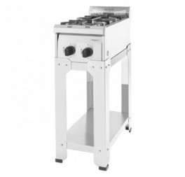 Anafe Profesional 2 Hornallas Multi Gas 29 cm.